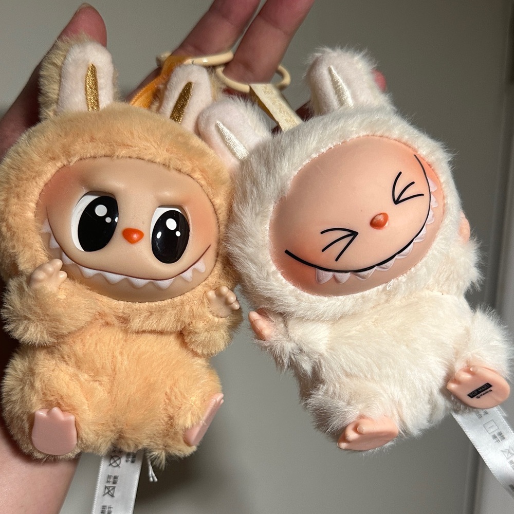 Adorable LABUBU Set - Cream and Tan